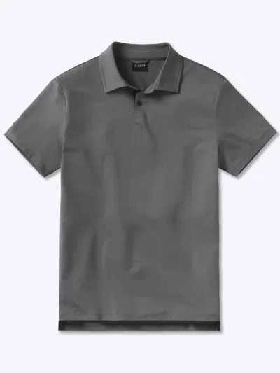 Cuts Sportech Stretch Polo In Charcoal In Grey