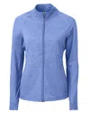 Cutter & Buck Adapt Eco Knit Heather Recycled Womens Full Zip