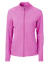 Cutter & Buck Adapt Eco Knit Heather Recycled Womens Full Zip