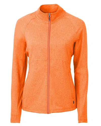 Cutter & Buck Adapt Eco Knit Heather Recycled Womens Full Zip