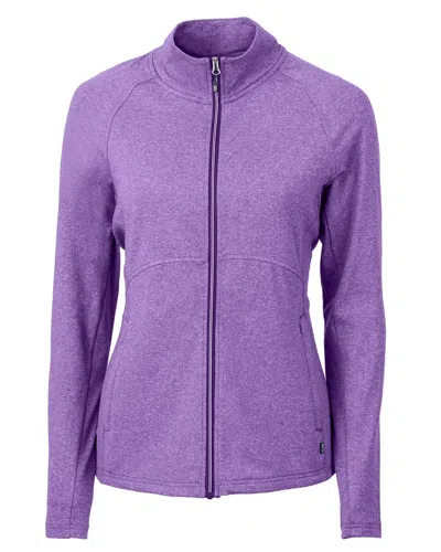 Cutter & Buck Adapt Eco Knit Heather Recycled Womens Full Zip