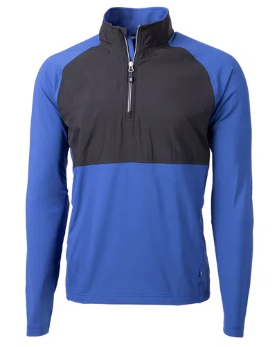 Cutter & Buck Adapt Eco Knit Hybrid Recycled Mens Quarter Zip In Multi