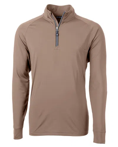 Cutter & Buck Adapt Eco Knit Stretch Recycled Mens Quarter Zip Pullover