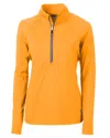 Cutter & Buck Adapt Eco Knit Stretch Recycled Womens Half Zip Pullover Jacket