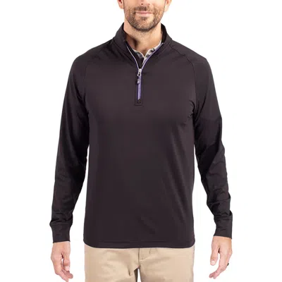 CUTTER & BUCK CUTTER & BUCK ADAPT KNIT QUARTER ZIP PULLOVER