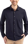Cutter & Buck Advantage Soft Button-up Shirt In Liberty Navy