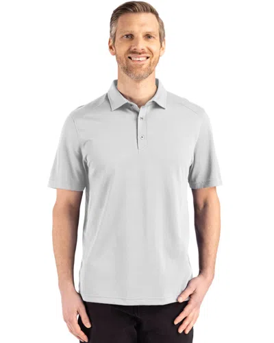 Cutter & Buck Advantage Refresh Epic Confidence Recycled Mens Tri-blend Pique Polo In Gray