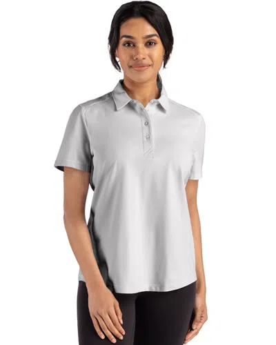 Cutter & Buck Advantage Refresh Epic Confidence Recycled Womens Tri-blend Pique Polo In White