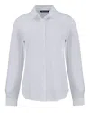 Cutter & Buck Advantage Tri-blend Eco Soft Pique Long Sleeve Knitted Womens Button Up
