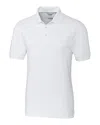 Cutter & Buck Advantage Tri-blend Pique Mens Big And Tall Polo Shirt In White