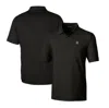 CUTTER & BUCK CUTTER & BUCK BLACK BALTIMORE ORIOLES CITY CONNECT BIG & TALL FORGE PENCIL STRIPE STRETCH POLO