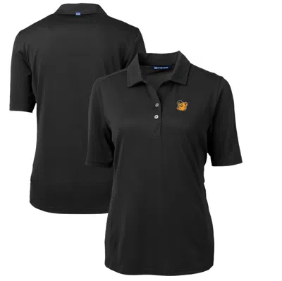 Cutter & Buck Black Baylor Bears Team Virtue Eco Pique Recycled Polo