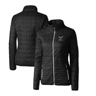 Cutter & Buck Black Delaware State Hornets Rainier Eco Insulated Puffer Full-zip Jacket