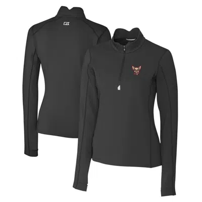 Cutter & Buck Black El Paso Chihuahuas Traverse Drytec Stretch Quarter-zip Pullover Top