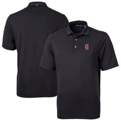 Cutter & Buck Black Greenville Drive Virtue Eco Pique Recycled Polo