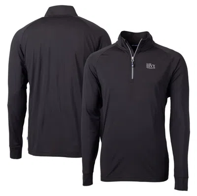 Cutter & Buck Black Ivy League Drytec Adapt Eco Knit Stretch Recycled Quarter Zip Pullover