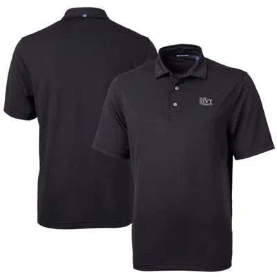 Cutter & Buck Black Ivy League Virtue Eco Pique Recycled Polo