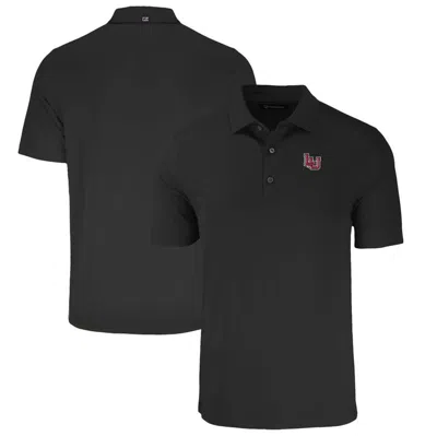 Cutter & Buck Black Lamar Cardinals Big & Tall Forge Eco Stretch Recycled Polo