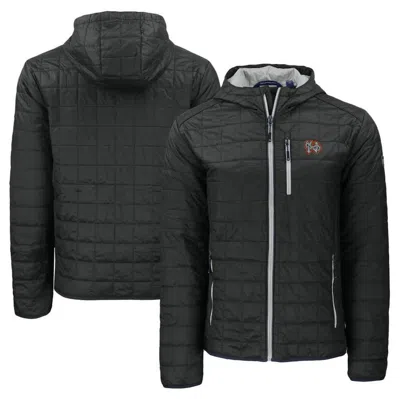 Cutter & Buck Black Norfolk Tides Rainier Primaloft Eco Full-zip Hooded Jacket