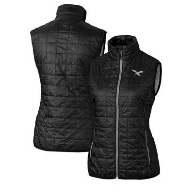 Cutter & Buck Black Philadelphia Eagles Gridiron Classics Logo Rainier Primaloft Eco Insulated Full