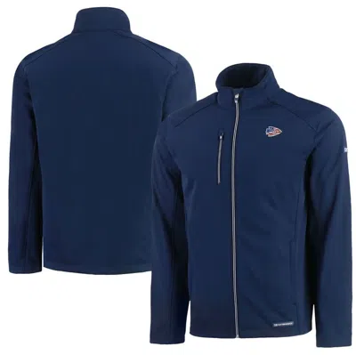 Cutter & Buck Blue Kansas City Chiefs Americana Logo Evoke Eco Softshell Recycled Full-zip Jacket