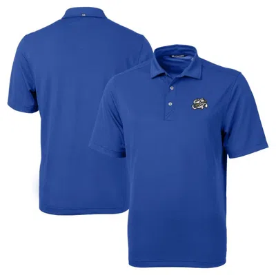 Cutter & Buck Blue Omaha Storm Chasers Big & Tall Virtue Eco Pique Recycled Polo