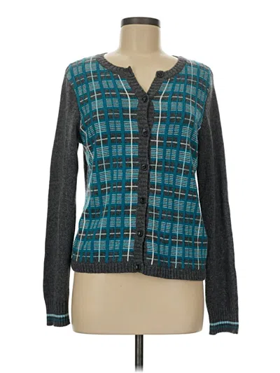Pre-owned Cutter & Buck Cardigan Sweater In Blue