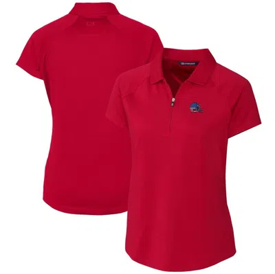 Cutter & Buck Cardinal Cleveland Browns Forge Stretch Polo