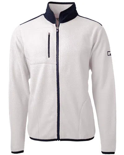 Cutter & Buck Cascade Eco Mens Fleece Jacket In White
