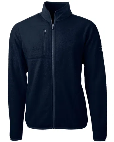 Cutter & Buck Cascade Eco Mens Fleece Jacket In Blue