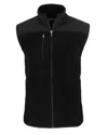 Cutter & Buck Cascade Eco Sherpa Mens Big And Tall Fleece Vest In Black
