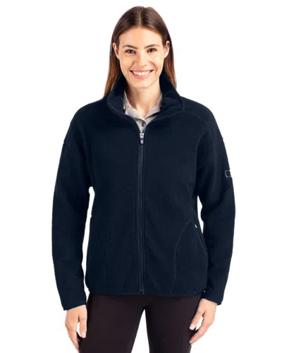 Cutter & Buck Cascade Eco Womens Fleece Jacket In Blue