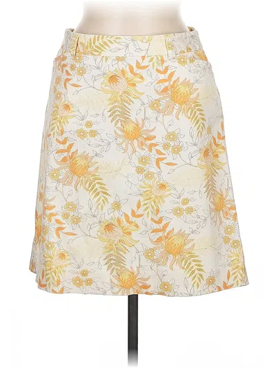 Pre-owned Cutter & Buck Casual Skirt In Yellow