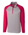 Cutter & Buck Cbuk Men's All-star Printed Half-zip Jacket In Red
