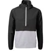 Cutter & Buck Charter Anorak Jacket In Black/polished