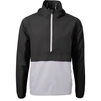 Cutter & Buck Charter Anorak Jacket In Black/polished