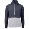Cutter & Buck Charter Anorak Jacket In Navy Blue/polished