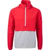 Cutter & Buck Charter Anorak Jacket In Red/polished