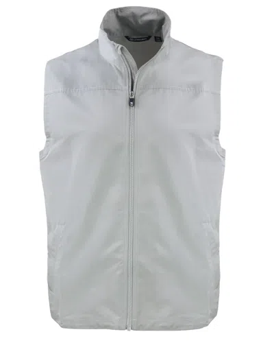 Cutter & Buck Charter Eco Recycled Mens Full-zip Vest In Multi