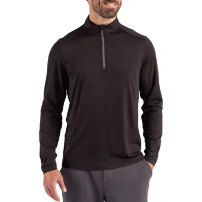 CUTTER & BUCK CUTTER & BUCK COASTLINE EPIC COMFORT HALF ZIP PERFORMANCE PULLOVER