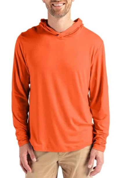 Cutter & Buck Coastline Epic Comfort Hoodie In Orange