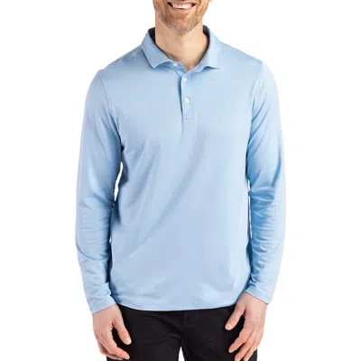 Cutter & Buck Coastline Epic Comfort Long Sleeve Polo In Atlas