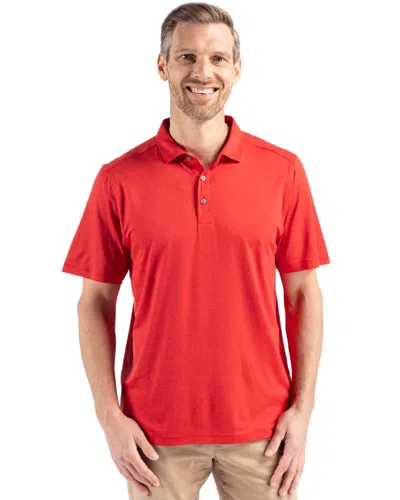 Cutter & Buck Coastline Epic Comfort Recycled Mens Polo In Red