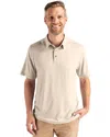 Cutter & Buck Coastline Epic Comfort Recycled Mens Polo In Neutral