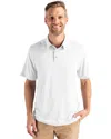 Cutter & Buck Coastline Epic Comfort Recycled Mens Polo In White