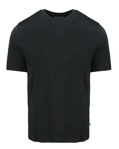 Cutter & Buck Coastline Epic Comfort Recycled Mens Short Sleeve Tee In Black