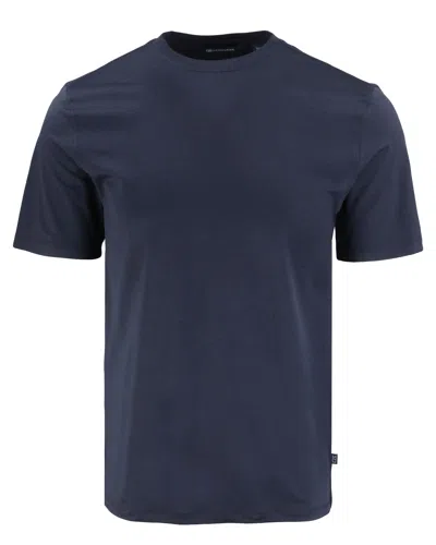 Cutter & Buck Coastline Epic Comfort Recycled Mens Short Sleeve Tee In Blue