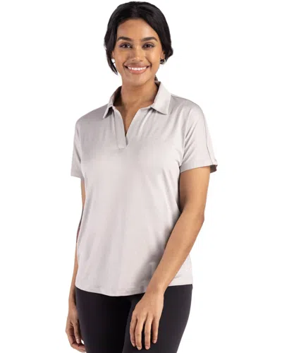 Cutter & Buck Coastline Epic Comfort Recycled Womens Dolman Polo In White
