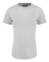 Cutter & Buck Coastline Epic Comfort Recycled Womens Short Sleeve Tee In Gray