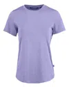Cutter & Buck Coastline Epic Comfort Recycled Womens Short Sleeve Tee In Purple